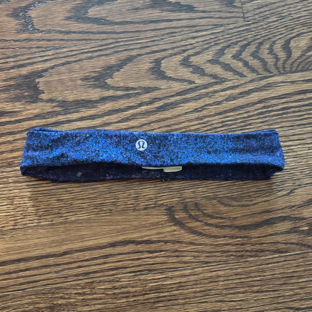 Lululemon Fly Away Tamer Headband, Polar Lights Blue Multi
